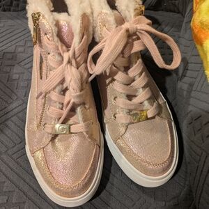G by Guess Pink Glitter Women's Sneakers